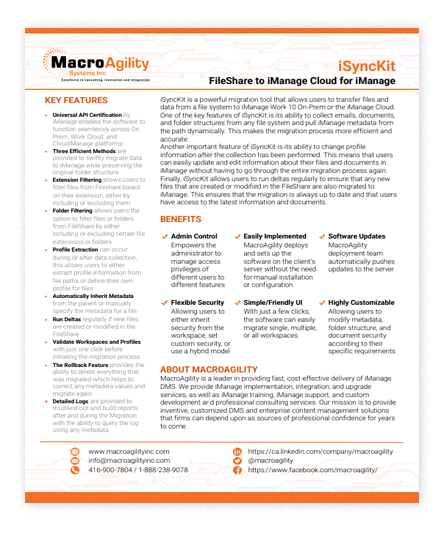 Imanage Document Management